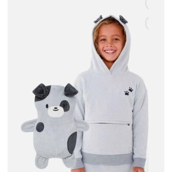 Cubcoats Unisex Kids Ages 4-5 Hoodie Sweatshirt Converts Pimm Plushie NWT 0621 - Picture 1 of 10